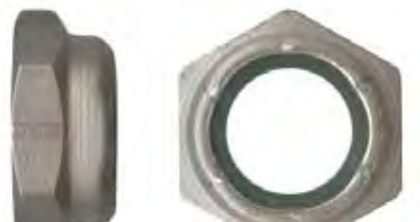AN364, nut, self-locking, thin, 250 °f