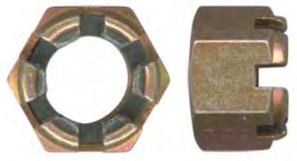 MS17825, nut, self-locking, castellated, hexagon, 250 °f, non-metallic insert