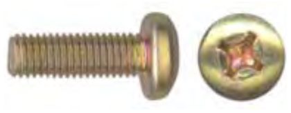 MS35207, screw, machine, pan head, cross-recessed, carbon steel, cadmium plated, unf-2a
